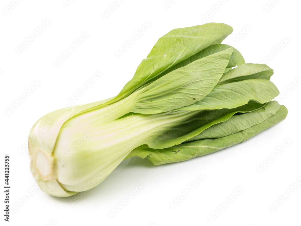 Delicious Fresh Green Baby Pak Choy (Chinese Cabbage) isolated on white background. Delicious Fresh Green Baby Pak Choy (Chinese Cabbage) isolated on white background.