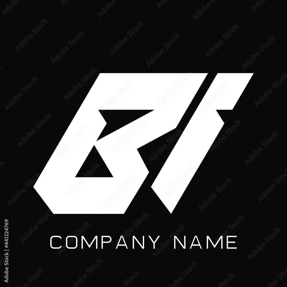 BI ,B I ,I B, Abstract Letters Logo Monogram. BI ,B I ,I B, Abstract Letters Logo Monogram.
