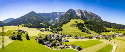 Konstfotografi view from Walchsee - Zahmer Kaiser