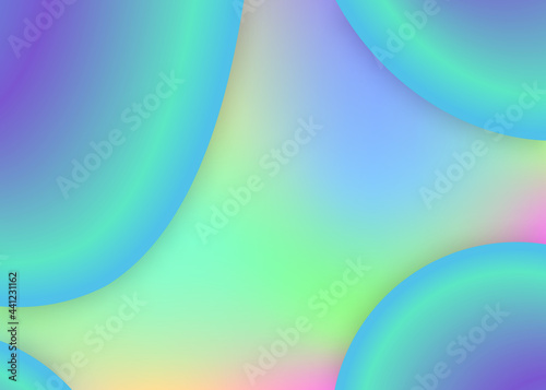 Fluid background with liquid dynamic elements and shapes.