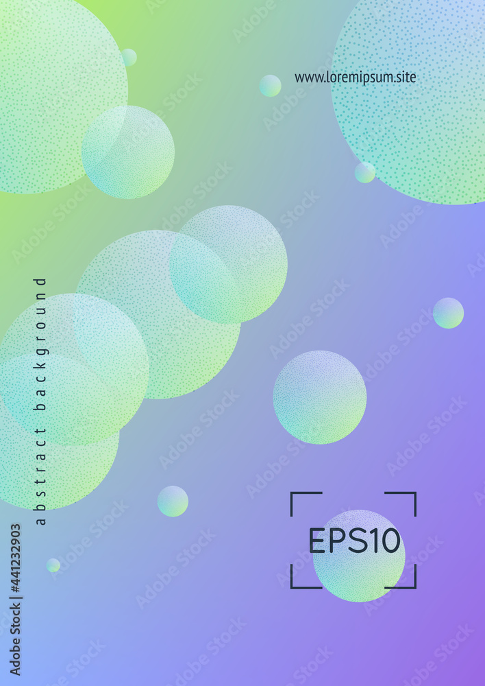 Cover fluid with round shapes Cover fluid with round shapes