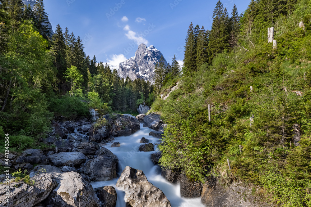 Swiss Alps Mountain Scenery