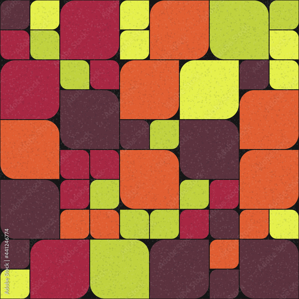 Abstract Geometric Pattern generative computational art illustration
