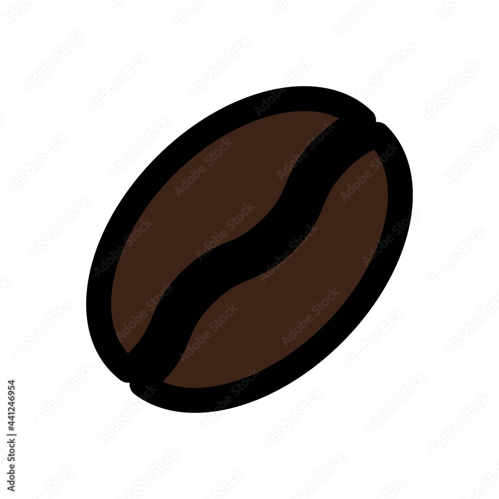 Coffee beans icon. Caffeine symbol. Black icon. Vector illustration. Coffee beans icon. Caffeine symbol. Black icon. Vector illustration.