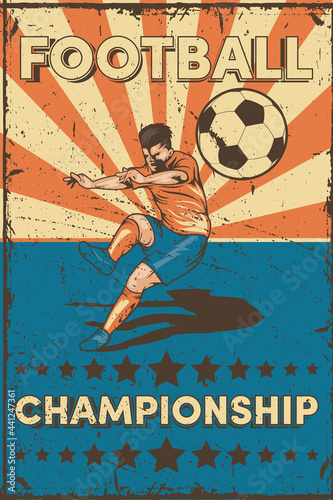 soccer championship poster
