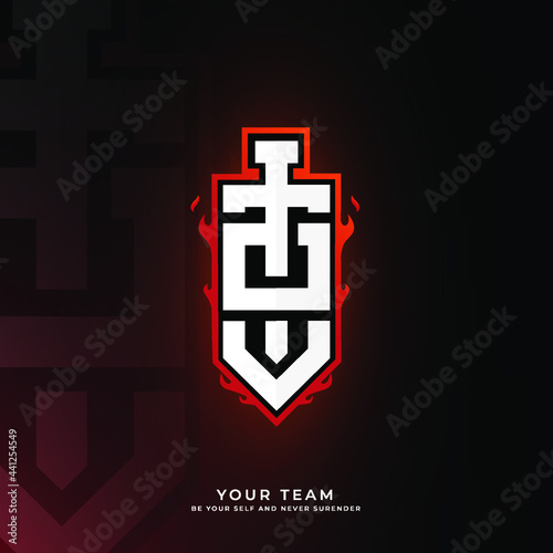 Free Download Initial O logo design with sword, Logo for game, esport, initial gaming, community or business. - GFXLoad