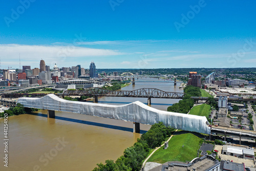 Brent Spence Bridge Over Ohio River in Cincinnati Painting and Maintenance
