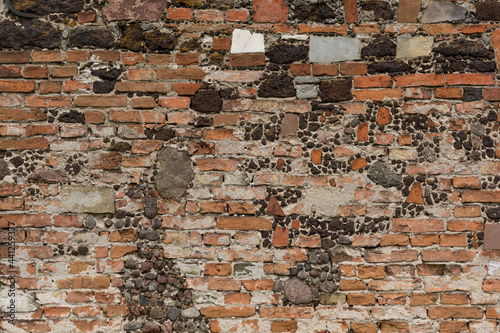 Red brick wall background good for textures and wallapers