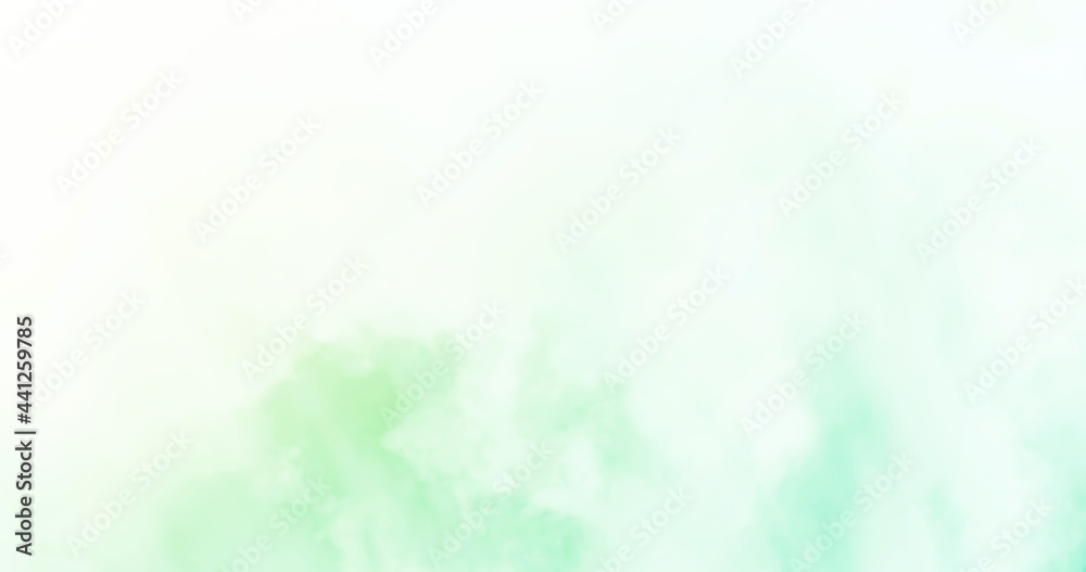 Cloud background. Sky with the cloud. Green and background and texture. 3d rendering.
