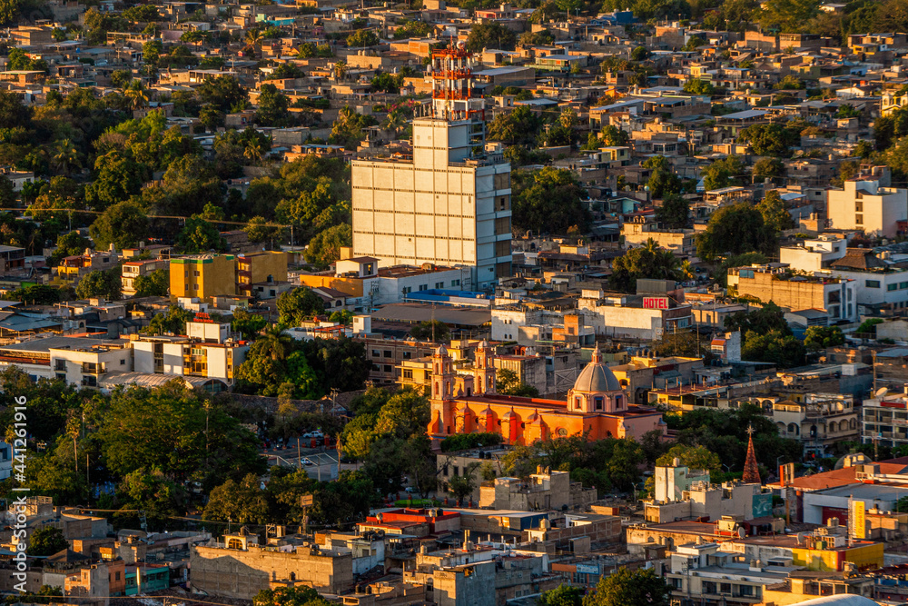 city iguala guerrero city view vista ciudad pueblo town pueblo mexicano ...