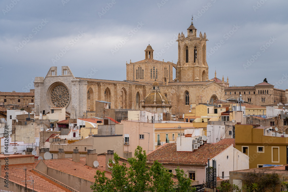 City center of Tarragona, Spain
