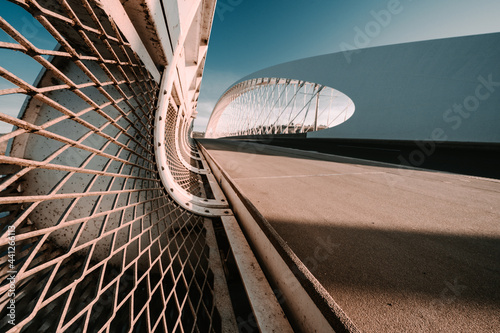 Photography Troja bridge in Prague during sunrise