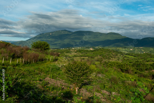 sky in the mountains, blue, nature, trees, mexico, view montañas, arboles, cielo, paisaje mexicano, naturaleza © Josue