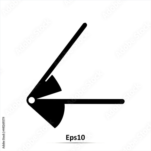 Garlic press Icon. Vector illustration