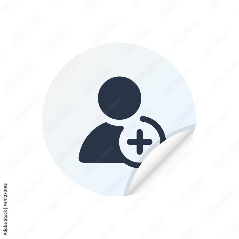 Add User - Sticker Add User - Sticker