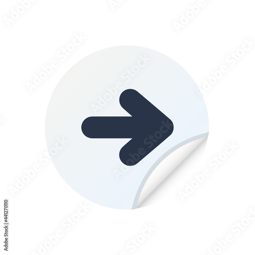 Arrow Forward - Sticker