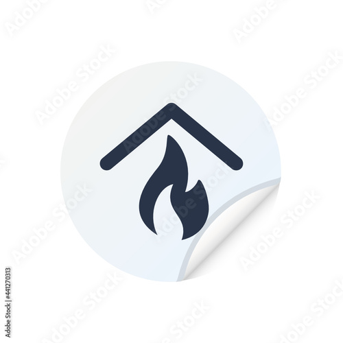 Fire Insurance - Sticker