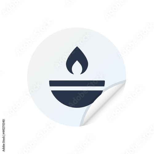 Oil Flame - Sticker