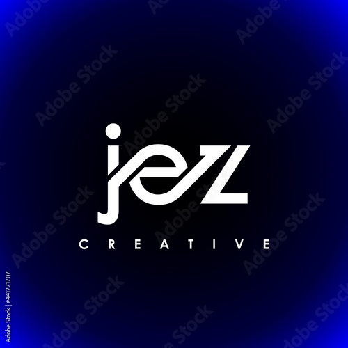 JEZ Letter Initial Logo Design Template Vector Illustration