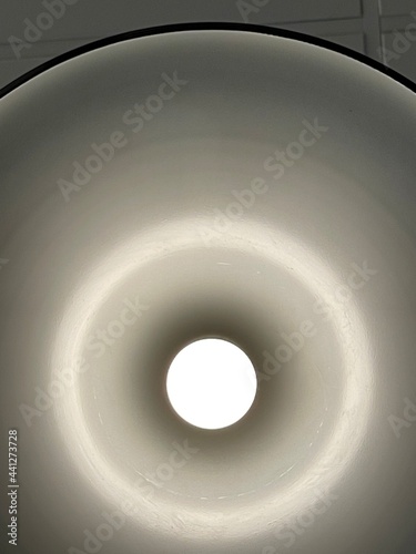 background with circles and rays