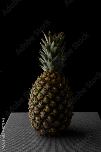 Pineapple food photography - dramatic lighting