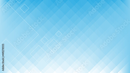 Modern Abstract Background with Triangle Low Poly Mosaic Element and Blue Gradient Color