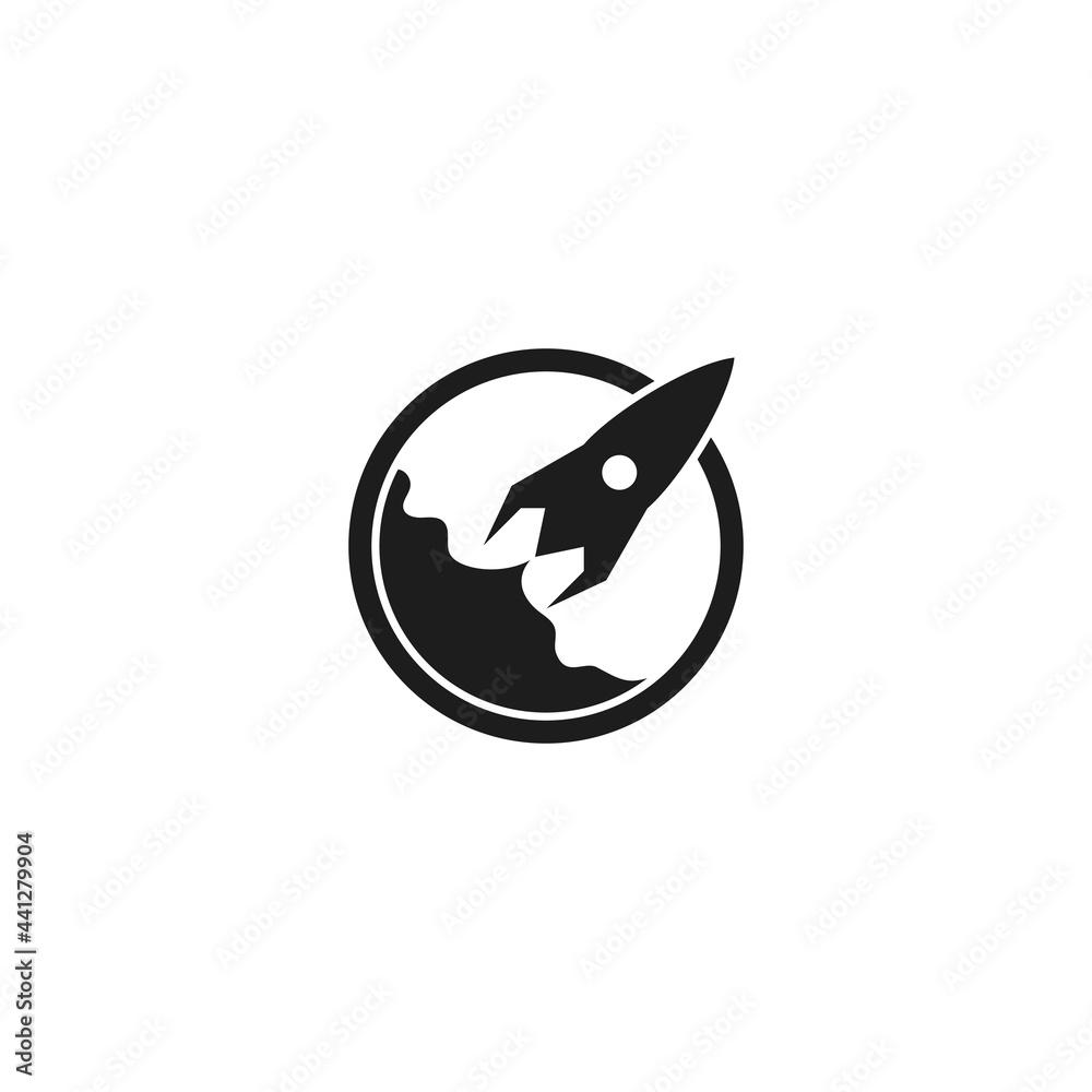 Rocket logo Rocket logo