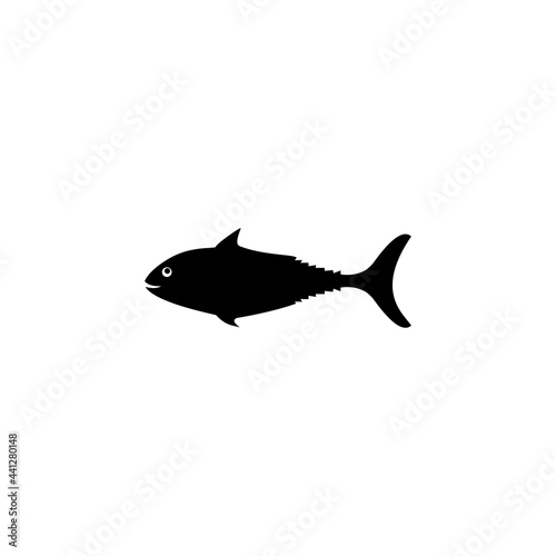 Simple tuna vector logo design