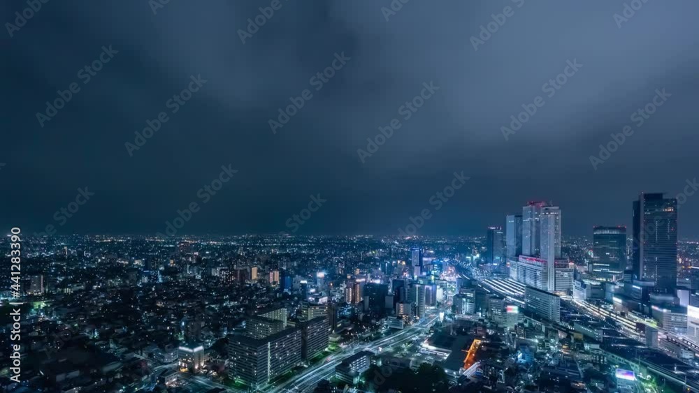 custom made wallpaper toronto digital都市夜景 タイムラプス ズームイン