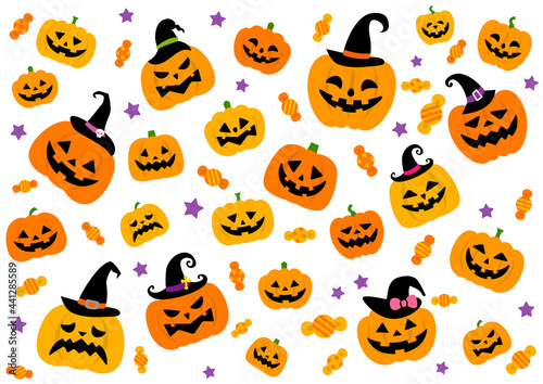 ハロウィン かわいいパターン