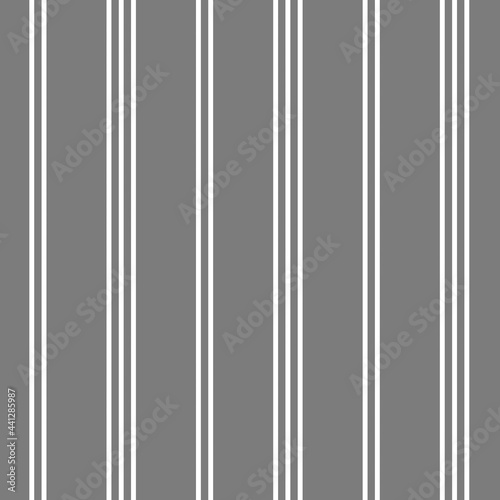 Seamless striped pattern in gray and white.
