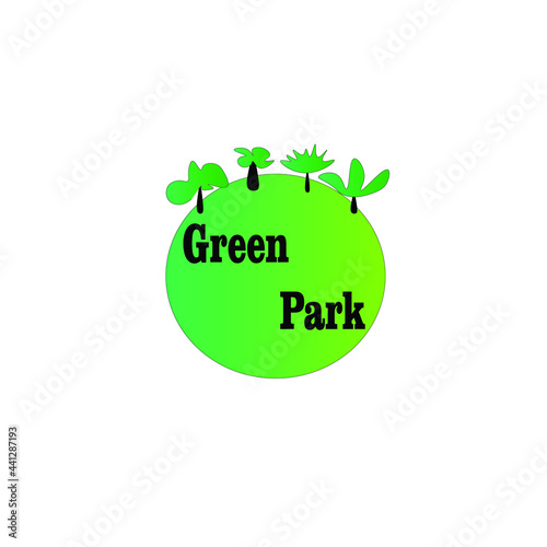 Green park logo on a white background
