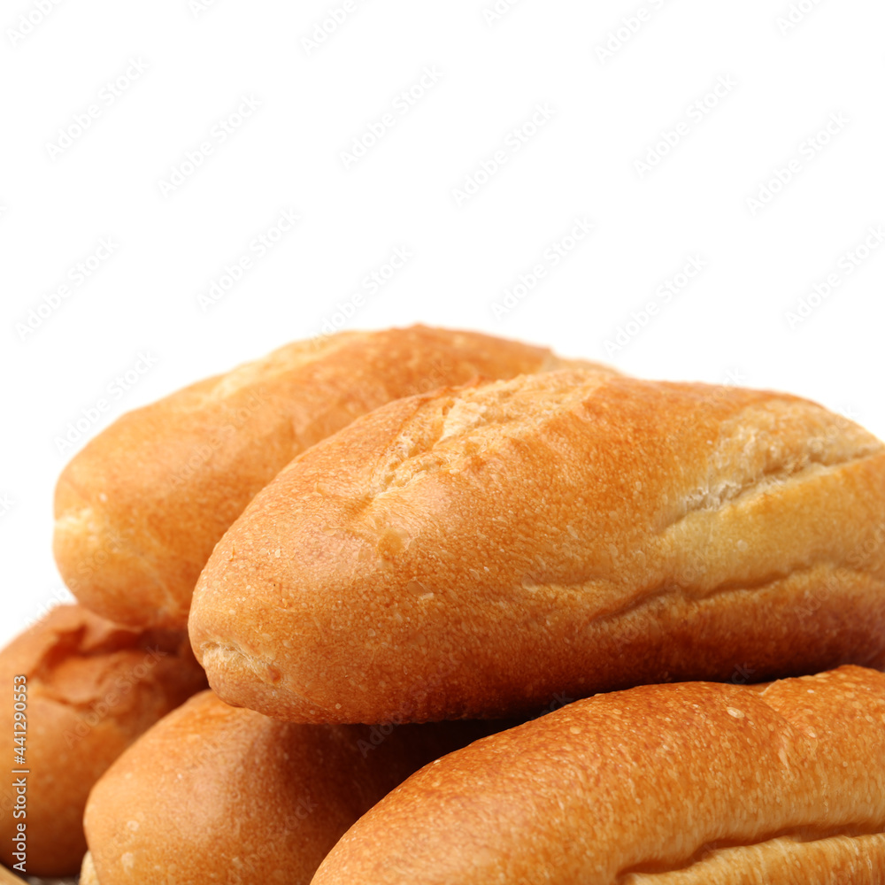 crusty mini baguettes on white surface crusty mini baguettes on white surface