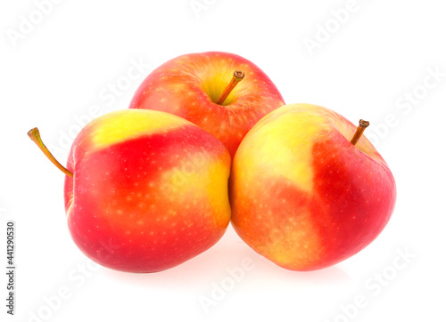 Photography Jazz apples isolated on white background