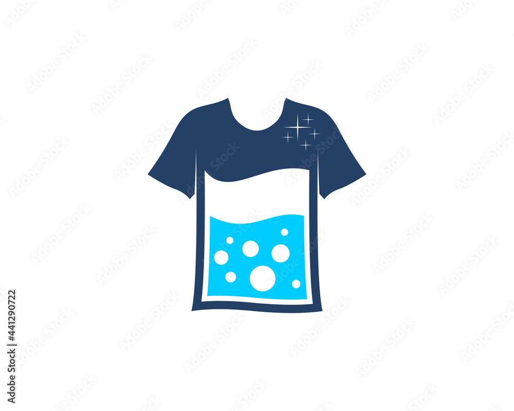 T shirt with washing liquid inside T shirt with washing liquid inside