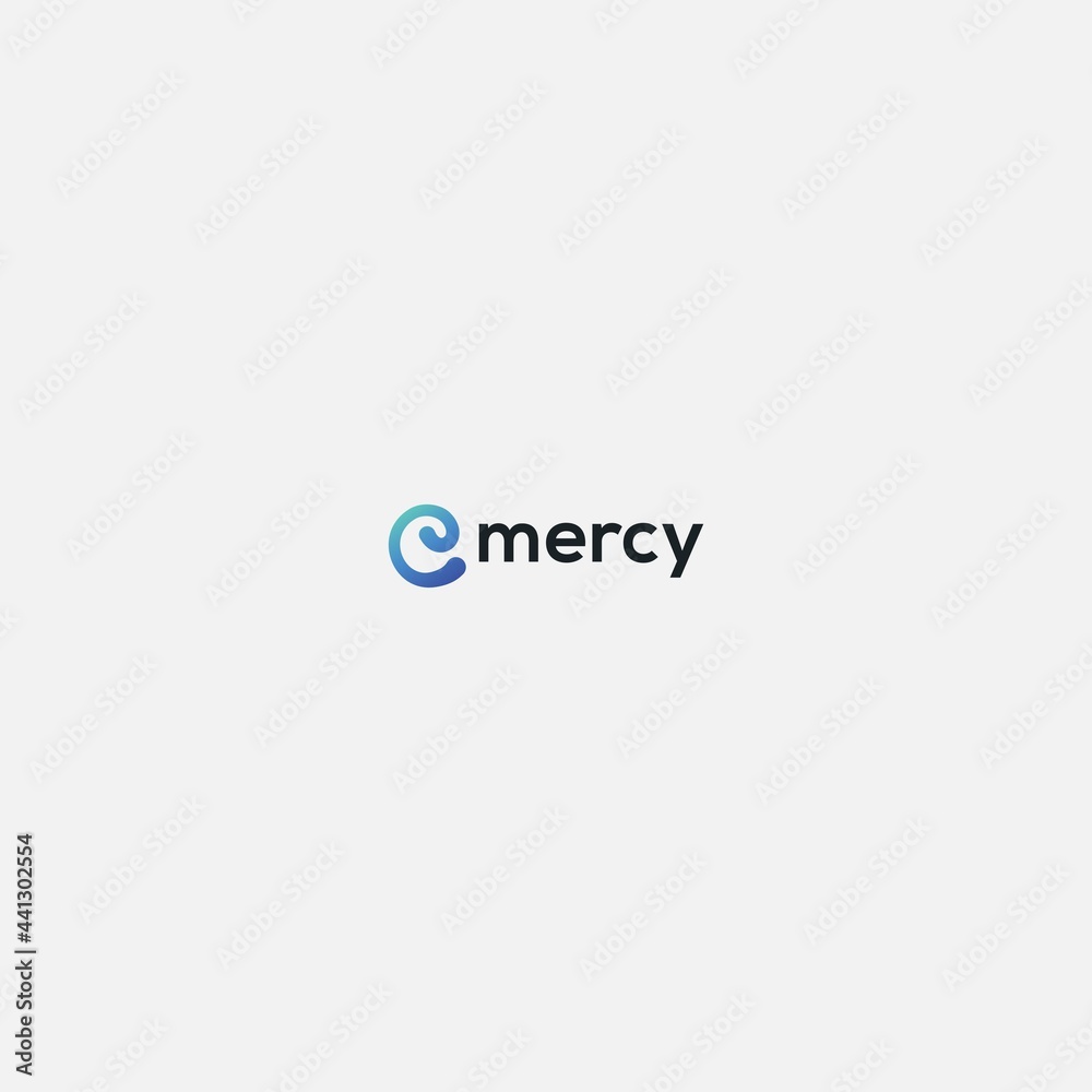 abstract letter E simple funny logo abstract letter E simple funny logo