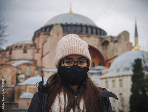 Woman in Istanbul portrait