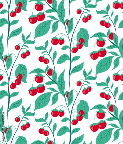 Simple seamless pattern with small pink flowers on a white background. Childrens texture with daisies. Vector floral wallpaper. Delicate fabric for nursery