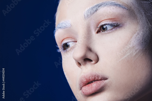 Beautiful young woman with ...