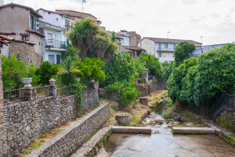 Acebo, beautiful little town in Sierra de Gata, Extremadura, Spain