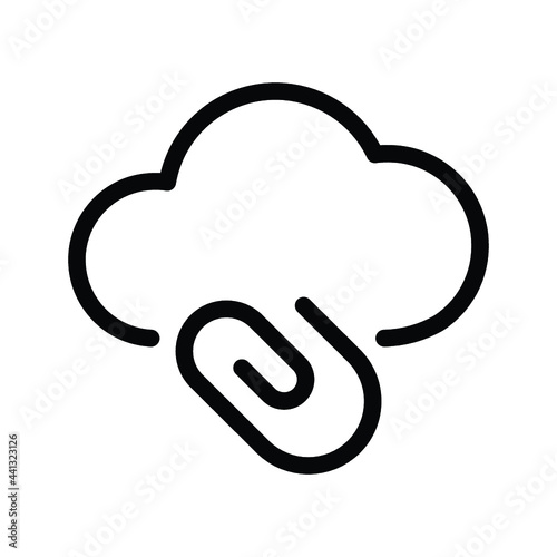 Cloud attachment icon