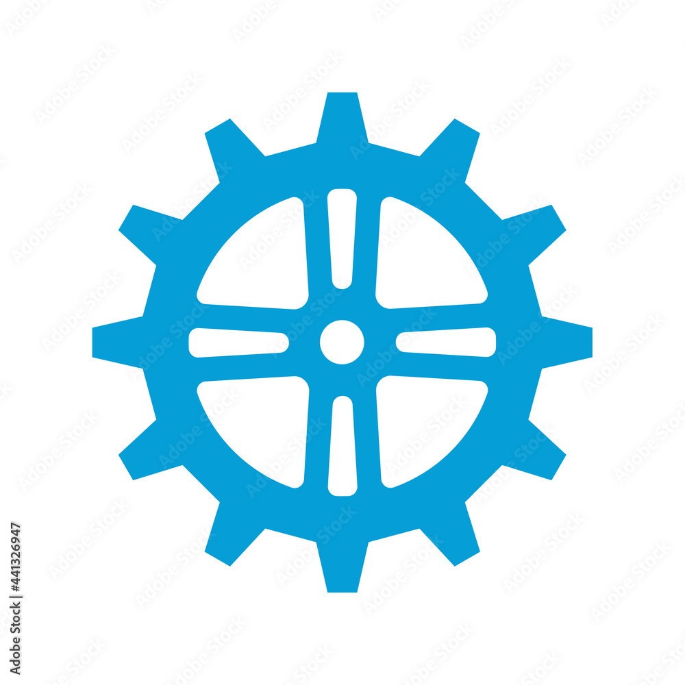 Gear wheel icon. Machine gear for setting Ideas to drive business forward through innovation. Gear wheel icon. Machine gear for setting Ideas to drive business forward through innovation.