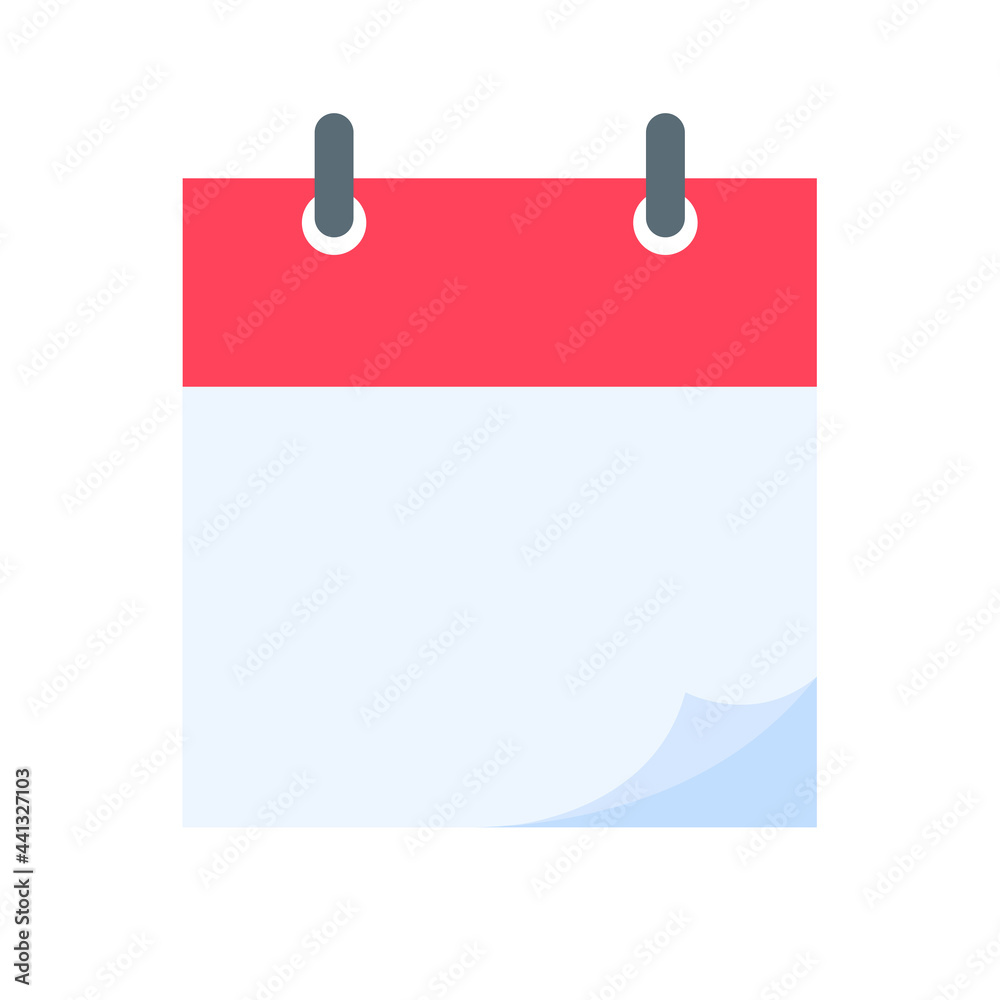 Calendar icon. A red calendar for reminders of appointments and important festivals in the year. Calendar icon. A red calendar for reminders of appointments and important festivals in the year.