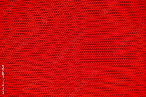 Checkered background, red fabric net texture