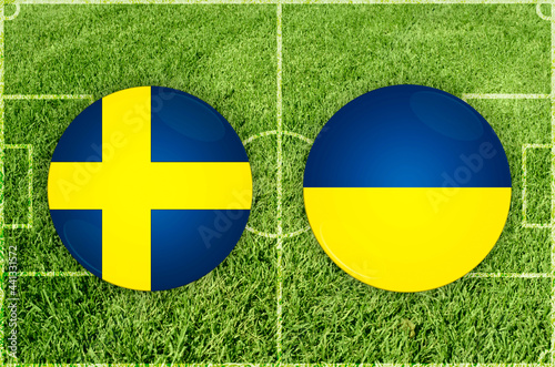 Sweden vs Ukraine football match