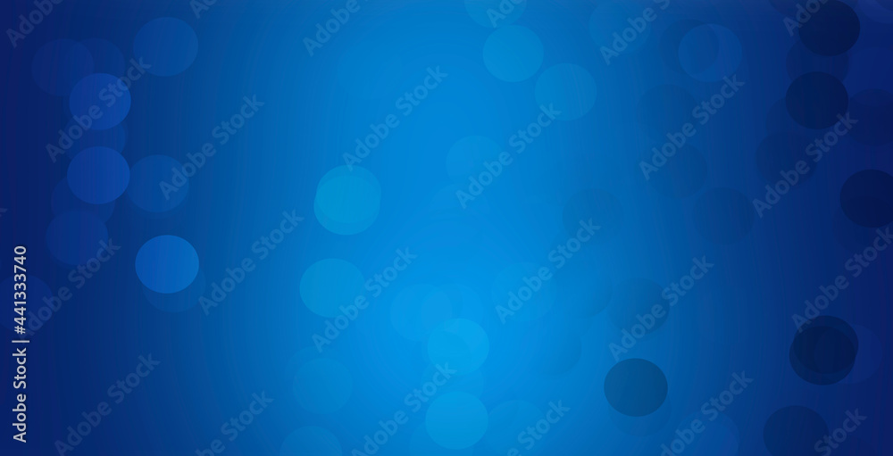 abstract bokeh on blue background