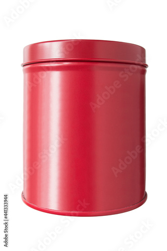 Red jar isolated