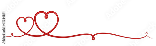 Symbol of the stylized red hearts.