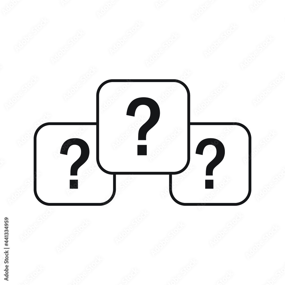 Message box with question mark icon design vector illustration Message box with question mark icon design vector illustration