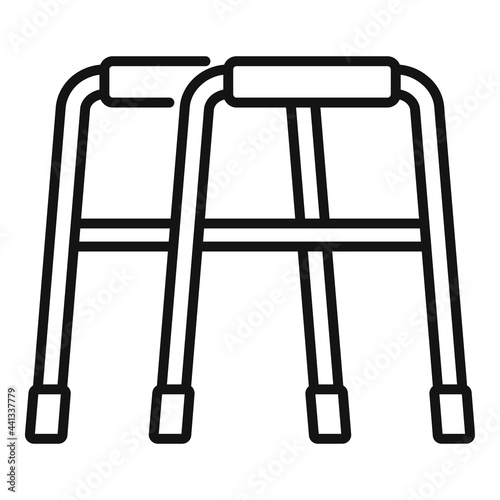 Walker icon, outline style